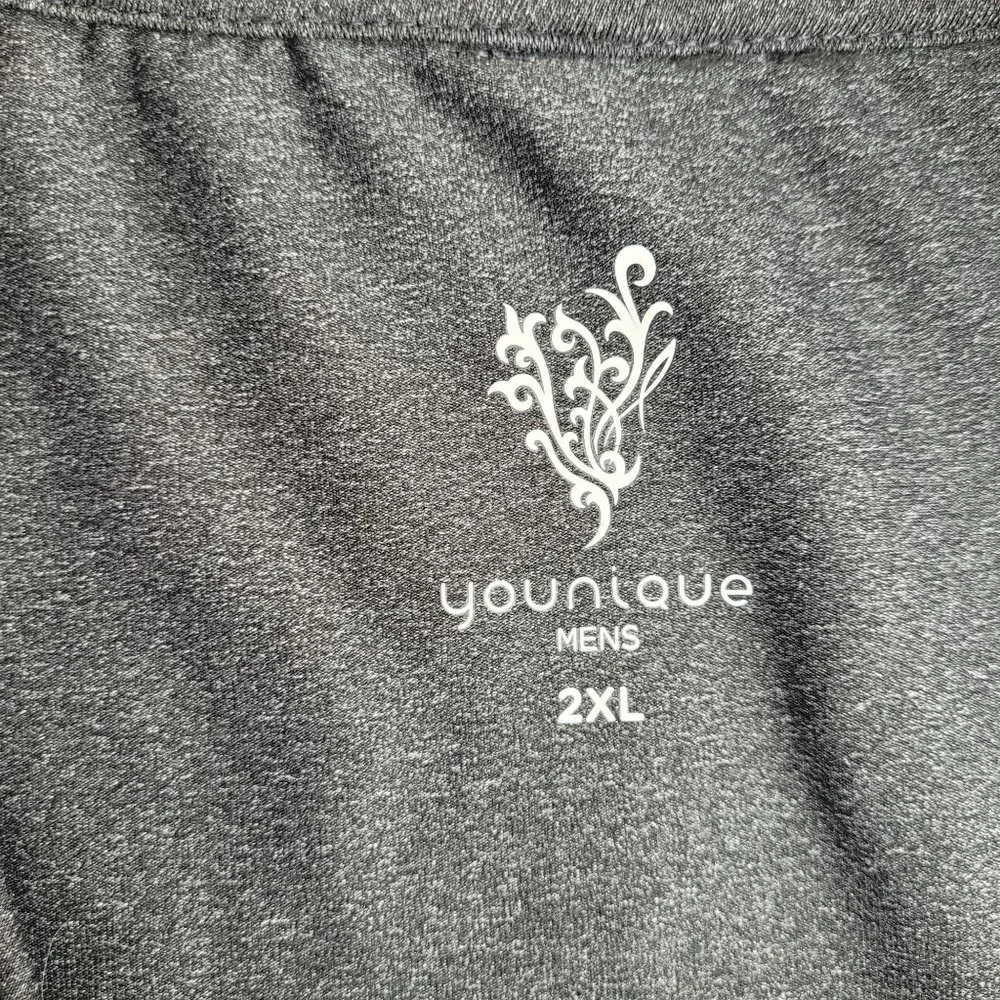 Younique 1/4 Zip Pullover Jacket Thermal Layer Men's 2XL Gray - Picture 6 of 13